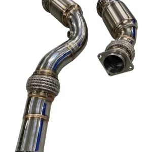 Active Autowerke Downpipes w/ GESI G-Sport Cat – BMW M2C | M3 | M4 (F80/F82/F87) S55 2014–2018