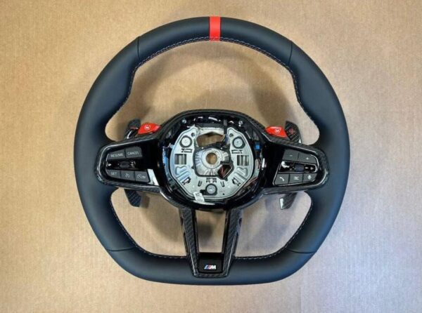BMW M Carbon Fiber Steering Wheel – G87 M2 / G80 M3 / G82 M4 / G20 G21 (Heated & Vibro)