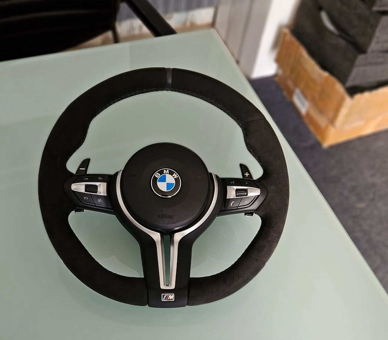 BMW F Series & X Series Alcantara M-Sport Steering Wheel