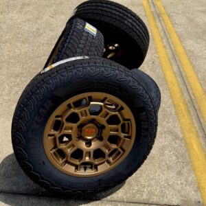 Brand New 18" AGP TRD-Style Bronze Wheels with 265/65R18 Goodyear All-Terrain Tires – 6 Lug Fitment