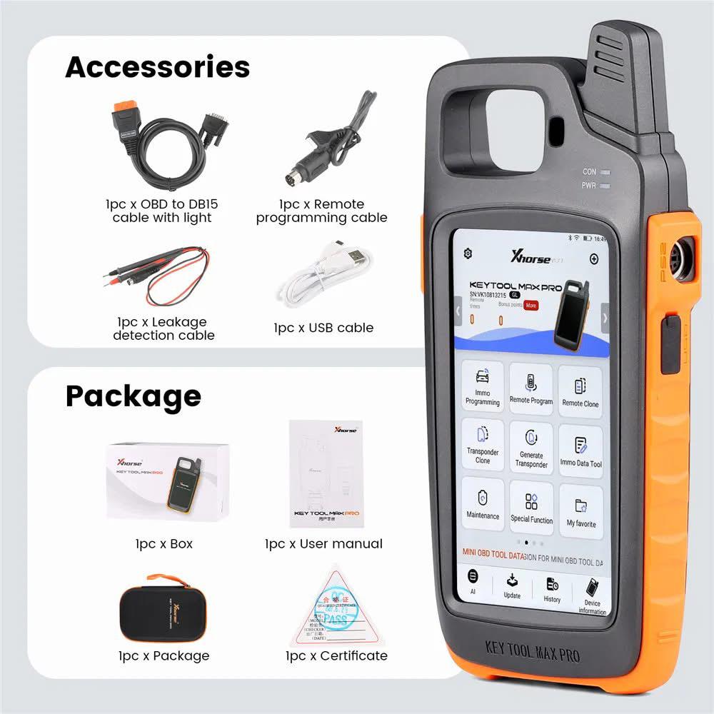 Xhorse VVDI Key Tool Max Pro Advanced Automotive Key Programmer & Diagnostic Tool - Image 2